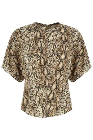 Top Karlita in seta con stampa pitonata ISABEL MARANT | HT0568FBC1J05I23NL